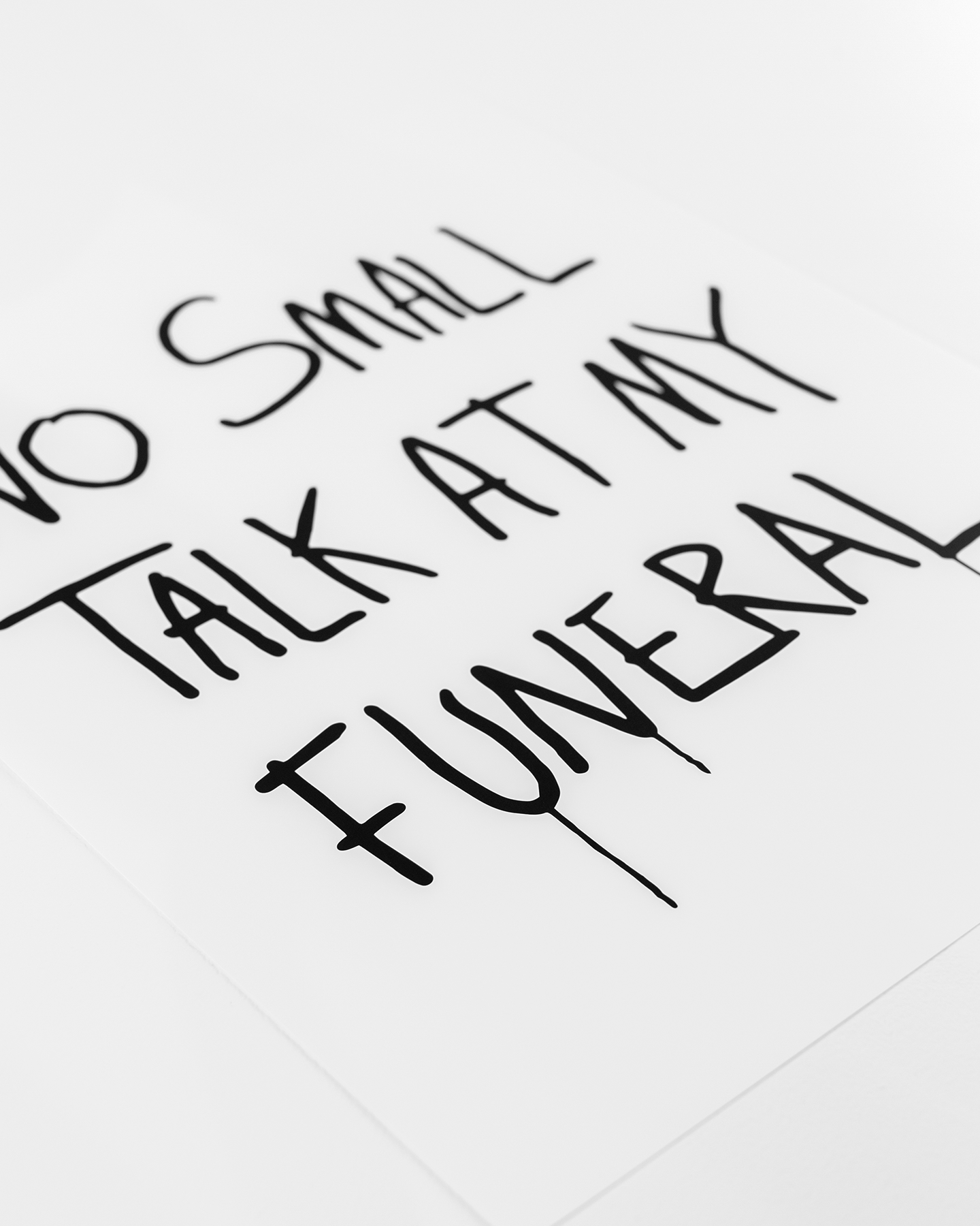 No Small Talk